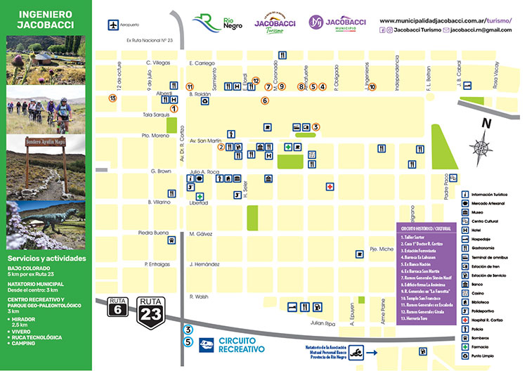Plano de Ingeniero Jacobacci