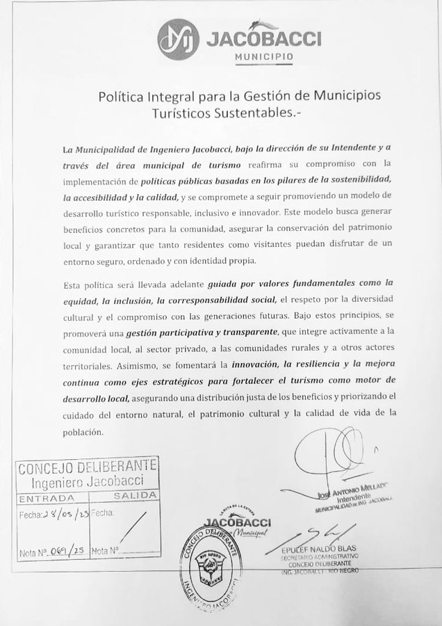 Política Integral para la Gestión de Municipios Turísticos Sustentables