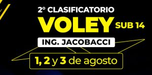 Lee más sobre el artículo Clasificatorio SUB 14 VOLEY EN JACOBACCI